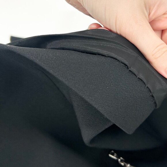 David Koma Black Triangle Cutout Sleeveless Mini Dress - Picture 9 of 10